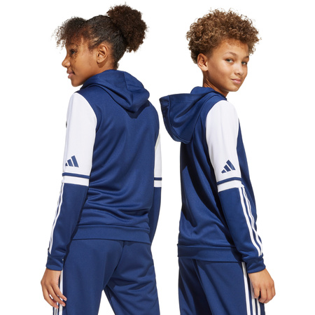 Bluza dla dzieci adidas Squadra 25 Hoodie granatowo-biała (JD4800)