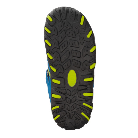 Sandały sportowe dziecięce dla chłopca/dziewczynki Trollkids Kids Sandefjord Sandal XT medium blue/lime (668-106)