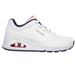 Sneakersy damskie Skechers Uno-Stand on Air białe buty sportowe (73690-WNVR)