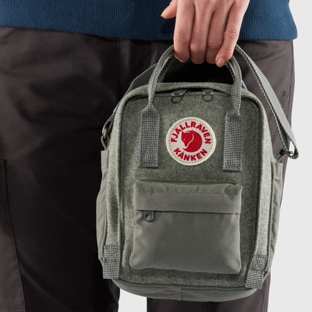 Torba na ramię Fjällräven Kånken Re-Wool Sling Granite Grey (F23329-027)