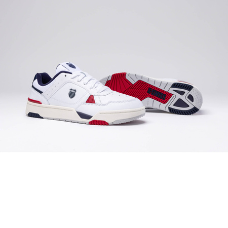 Wyprzedaż - Sneakersy męskie sportowe białe K-Swiss Match Pro LTH tenisówki ze skóry naturalnej (08905-130-M)