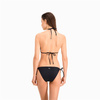 Wyprzedaż - Majtki kąpielowe damskie Puma Swim Women Side Tie Bikini Bottom 1P dół od bikini czarne (907691-05)