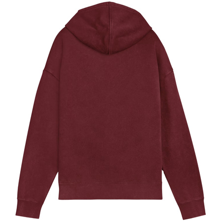 Bluza damska Puma ESS Elevated Relaxed Wash Hoodie bordowa (688103 96)