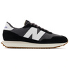 Wyprzedaż - Sneakersy męskie New Balance buty lifestylowe sportowe ze skóry zamszowej czarne (MS237GA)