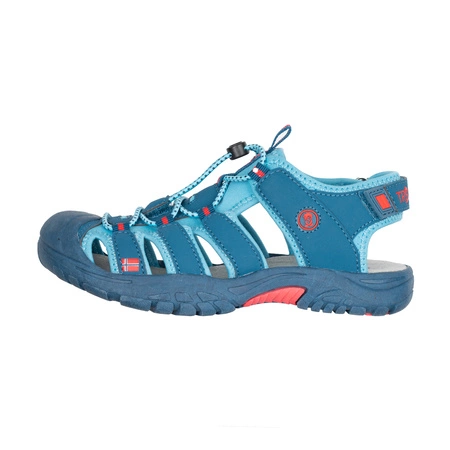 Sandały sportowe dziecięce dla chłopca/dziewczynki Trollkids Kids Kvalvika Sandal dolphin blue/spicy red (194-152)