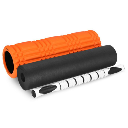 Zestaw wałków fitness roller pomarańczowy Spokey MIXROLL 929930 (SPK-929930)