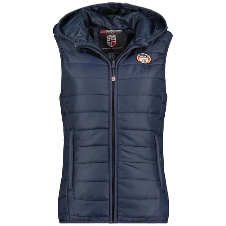Bezrękawnik Geographical Norway VATIKA HOOD EO GIRL 233 granatowy dla dziweczynki (WW2008E/GNO-Navy)