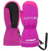 Wyprzedaż - Rękawice snowboardowe dziecięce Reusch Maxi R-Tex® XT Mitten narciarskie z jednym palcem ocieplane różowe (62/85/515/3364)