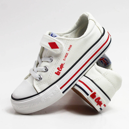 Buty sportowe damskie/męskie białe Lee Cooper (LCW-22-44-0804K)