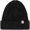 Czapka beanie Fjällräven Fjällräven Rib Hat Black (F13100184-550)