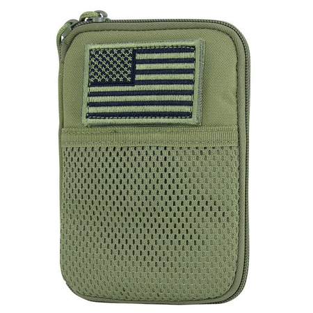 Condor - Pocket Pouch + US Flag Patch - Czarny (MA16-002)