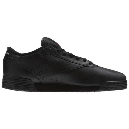 Wyprzedaż - Buty sportowe Reebok Ex-O-Fit Clean czarne z naturalnej skóry (AR3168/100000168)