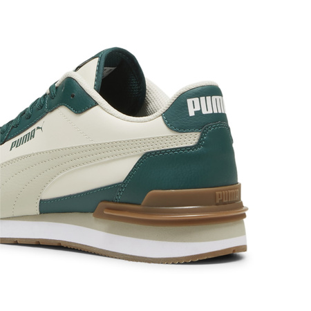 Sneakersy męskie Puma ST Runner v4 L buty sportowe skórzane białe (399068-04)