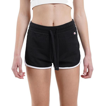 Spodenki sportowe damskie Champion Legacy Shorts czarne (114916KK001)