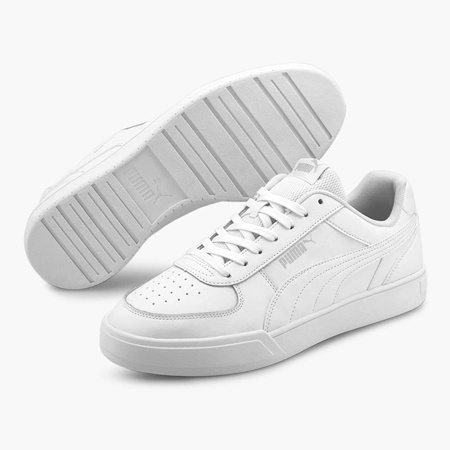 Sneakersy męskie Puma Caven trampki buty sportowe na co dzień białe (380810-01)