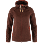 Polar damski Fjällräven Övik Fleece Hoodie W Autumn Leaf (F89516-215)