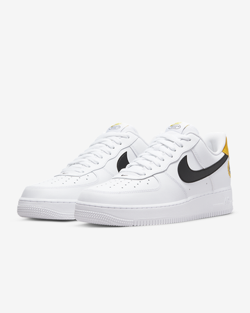 Sneakersy męskie Nike Air Force 1 LOW białe skórzane buty do koszykówki (DM0118-100)