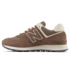 Sneakersy damskie New Balance WL574 brown Lifestyle (WL574RTS)