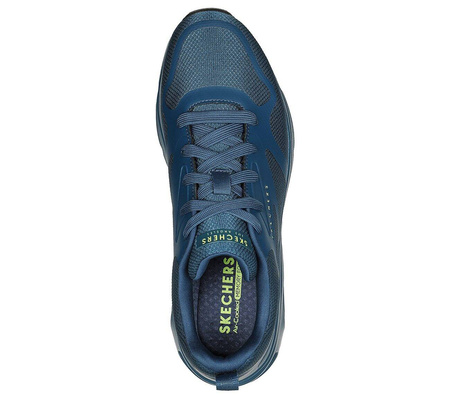 Buty sportowe męskie Skechers Tres-Air Uno Modern Aff-Air sneakersy granatowe (183071-BLU)