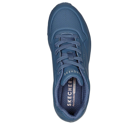 Sneakersy damskie Skechers Uno-Stand On Air buty sportowe niebieskie (73690-BLU)