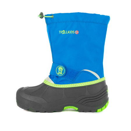 Buty zimowe dziecięca Trollkids Kids Telemark Winter Boot XT wodoodporne niebieskie (193-106)