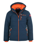 Kurtka narciarska dziecięca Trollkids Kids Hemsedal Snow Jacket XT mystic blue/orange odporna na uszkodzenia niebieska (513-142)