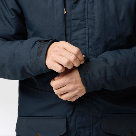 Kurtka wełniana ocieplana męska Fjällräven Singi Wool Padded Parka M Dark Navy (F81919-555)