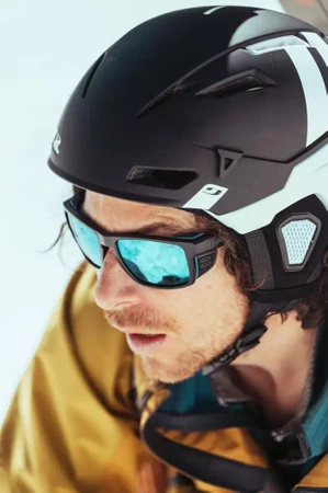 Wyprzedaż - Okulary przeciwsłoneczne Julbo SHIELD Spectron 3CF ALTITUDE MATE Black Blue (J5061114)