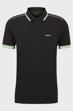 Koszulka Polo męska BOSS Paddy 1 Charcoal regular fit czarna (50512995-016)