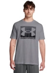 Koszulka sportowa męska Under Armour UA Boxed Sports t-shirt treningowy szary (1386793-011)