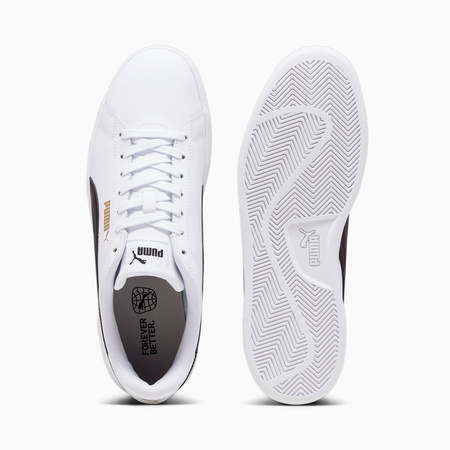 Wyprzedaż - Buty sportowe dmaskie/męskie Puma Smash 3.0 L White Black P białe (390987-11)