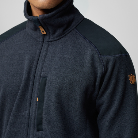 Bluza polarowa męska Fjällräven Buck Fleece M Dark Navy granatowa (F81328-555)