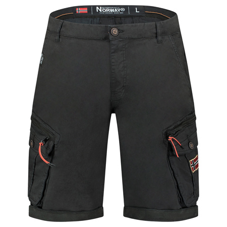 Bermudy Geographical Norway PARENTO BLACK DB MEN 317 czarny męska (SY1692H/GN-Black)
