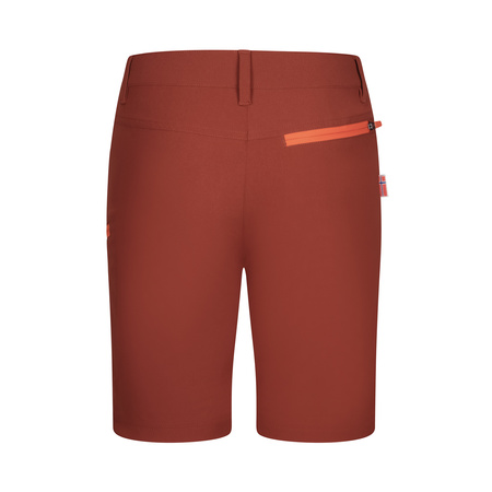 Szorty softshellowe dziecięce dla chłopca/dziewczynki Trollkids Kids Haugesund Shorts red brown/bright orange (330-817)