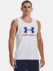 Koszulka sportowa męska Under Armour treningowa biała (1329589-104)