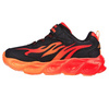 Dziecięce sneakersy sportowe Skechers THERMO-FLASH HEAT-FLUX czerwono-pomarańczowe (400103L-BKRD)