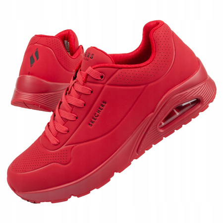 Sneakersy męskie Skechers Uno Stand On Air buty sportowe czerwone (52458-RED)