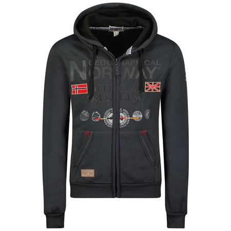 Bluza sportowa męska Geographical Norway Gafont Men 007 z kapturem granatowa (WW6208H/GN/Dark Grey)