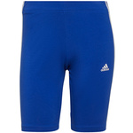 Spodenki damskie adidas Essentials 3-Stripes Bi niebieskie (H07767)