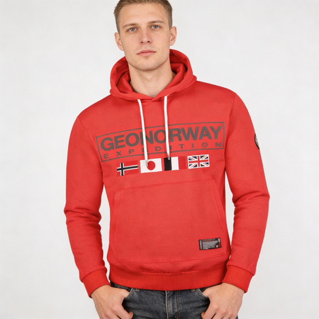 Bluza Geographical Norway GREAT RED DB MEN 317 czerwony męska (WY8613H/GN-Red)