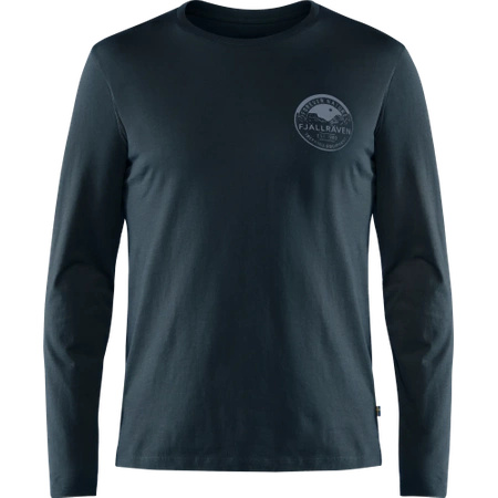 T-shirt męski Fjällräven Forever Nature Badge LS M Dark Navy (F87303-555)