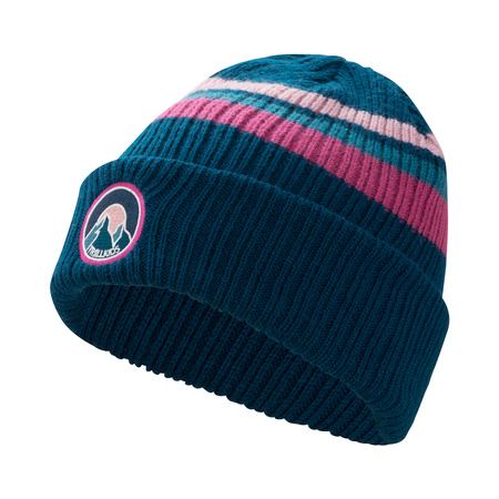 Czapka na zimę dziecięca Trollkids Kids Spitsbergen Cap beanie granatowa/różowa (986-102)