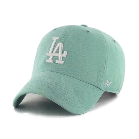 Czapka z daszkiem damska/męska 47 Brand MLB LOS ANGELES DODGERS CLEAN turkusowa (B-NLRGW12GWS-TFA)