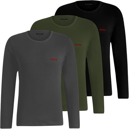 Koszulka męska Boss Bodywear 3 Pak z długim rękawem bawełniana longsleeve