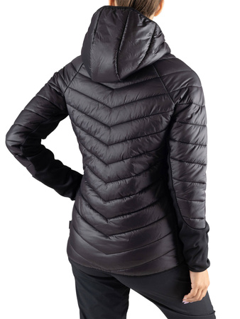 Kurtka damska z kapturem Viking Becky Warm Pro Lady ocieplana polartec primaloft szara (750/24/3232/0900)