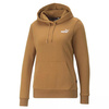 Bluza z kapturem damska PUMA ESS+ HOODIE HOODIE FL nierozpinana kangurka regulowana brązowa (670004-74)