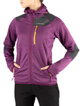 Bluza damska sportowa z kapturem Viking Yosemite Lady treningowa fioletowa (720/24/1232/4864)