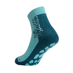 Skarpety trekkingowe hikingowe dziecięce dla chłopca/dziewczynki Trollkids Kids Anti Slip Socks teal/aqua (968-332)