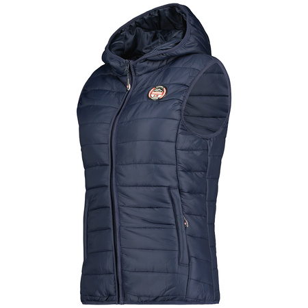 Bezrękawnik Geographical Norway VATIKA HOOD EO GIRL 233 granatowy dla dziweczynki (WW2008E/GNO-Navy)