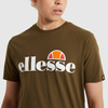 Koszulka męska Ellesse SL Prado T-Shirt Khaki sportowa bawełniana zielona (SHC07405-506)